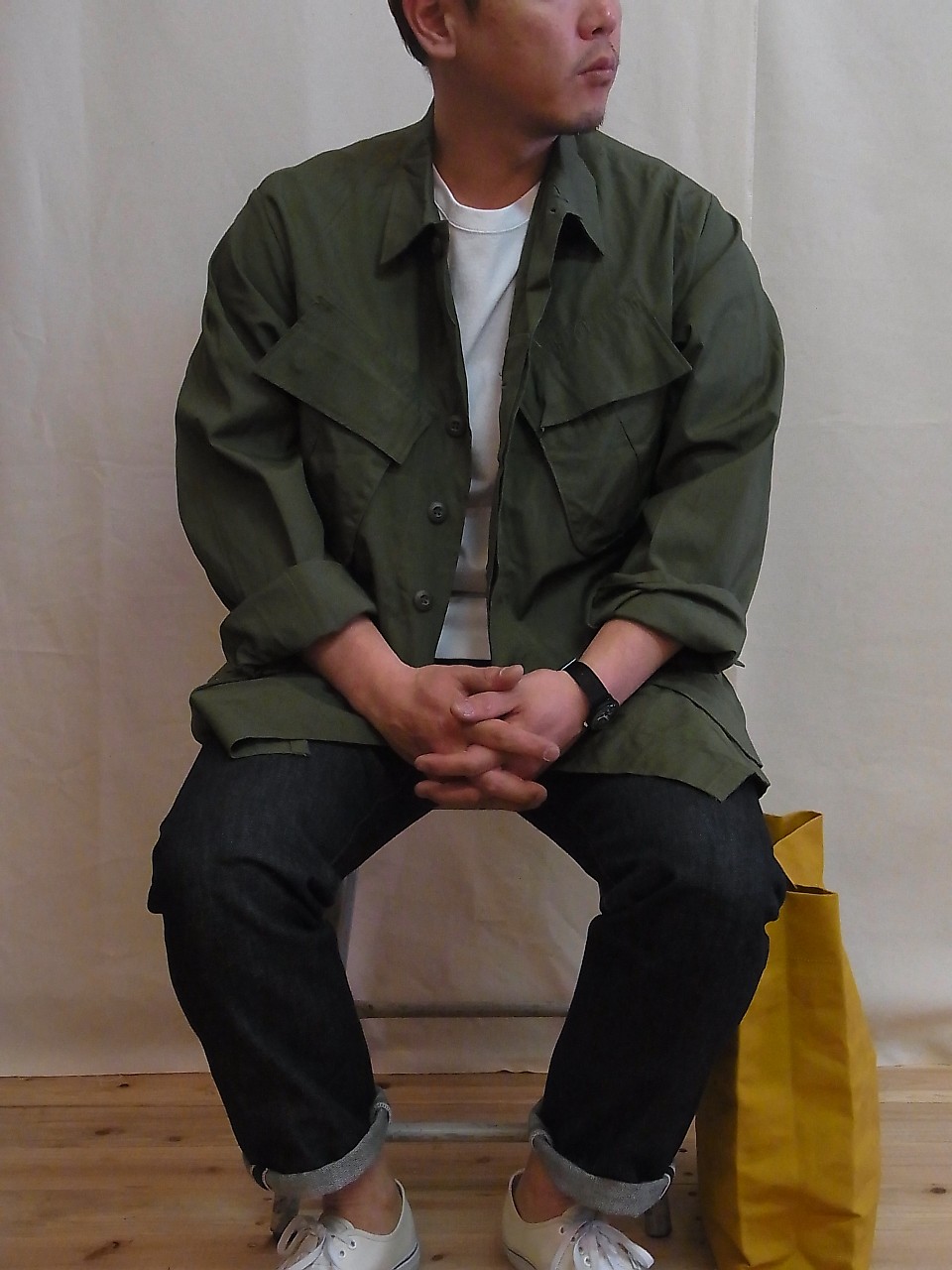 通販可】1960s JUNGLE FATIGUE JACKET/4th DEADSTOCK | LAUGHTER ...